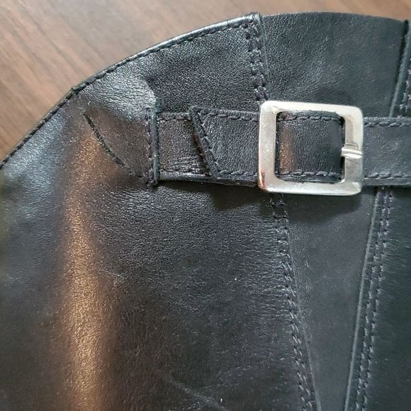 Charles David "Rumble" Equestrian Knee High Black Leather Riding Boot Size 10 - Picture 15 of 15